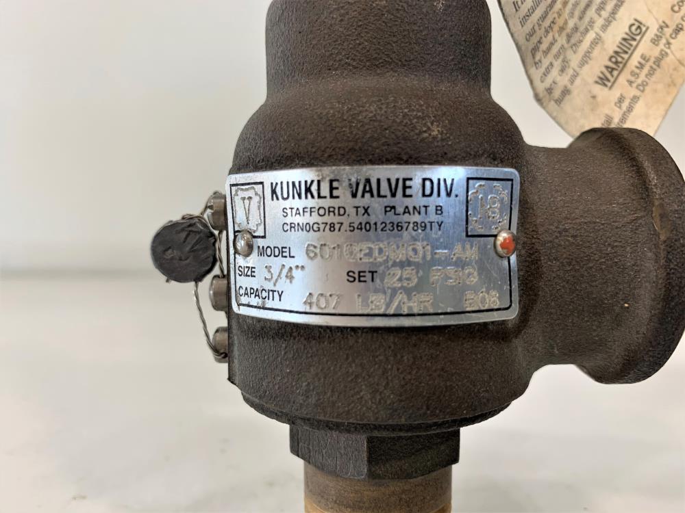 Kunkle 3/4" x 1" NPT 25# Bronze Relief Valve 6010EDM01-AM